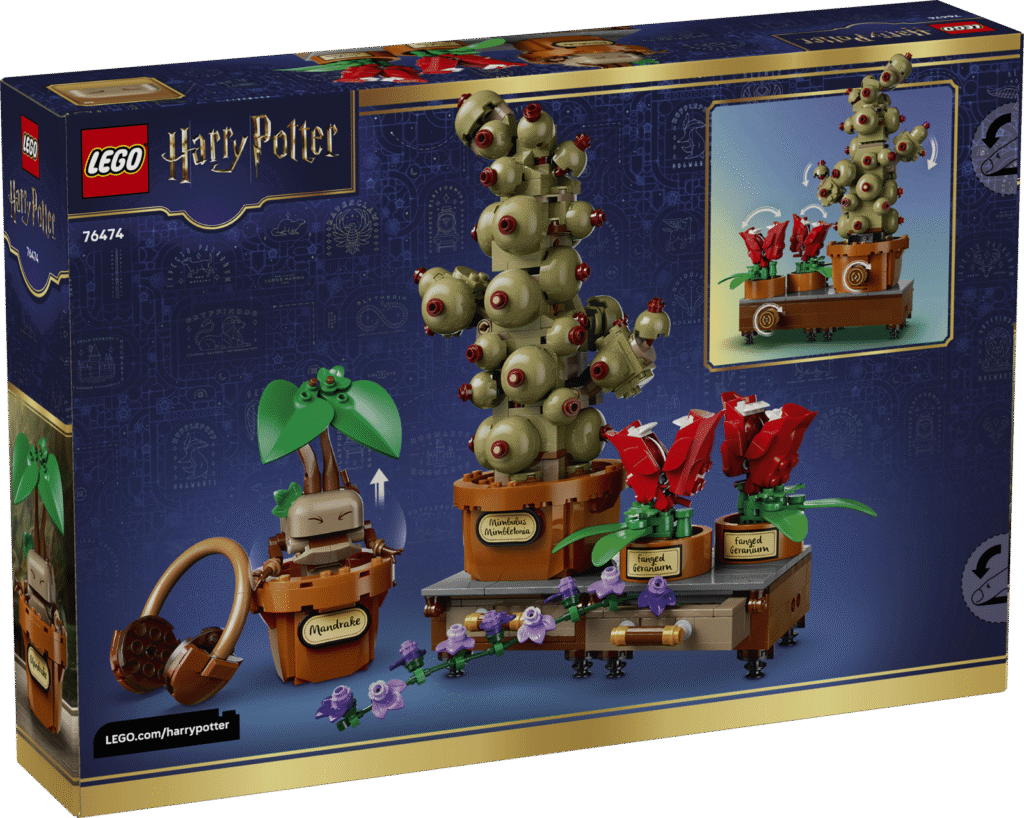 LEGO Harry Potter 76474 Rokfort: Rastliny z herbológie