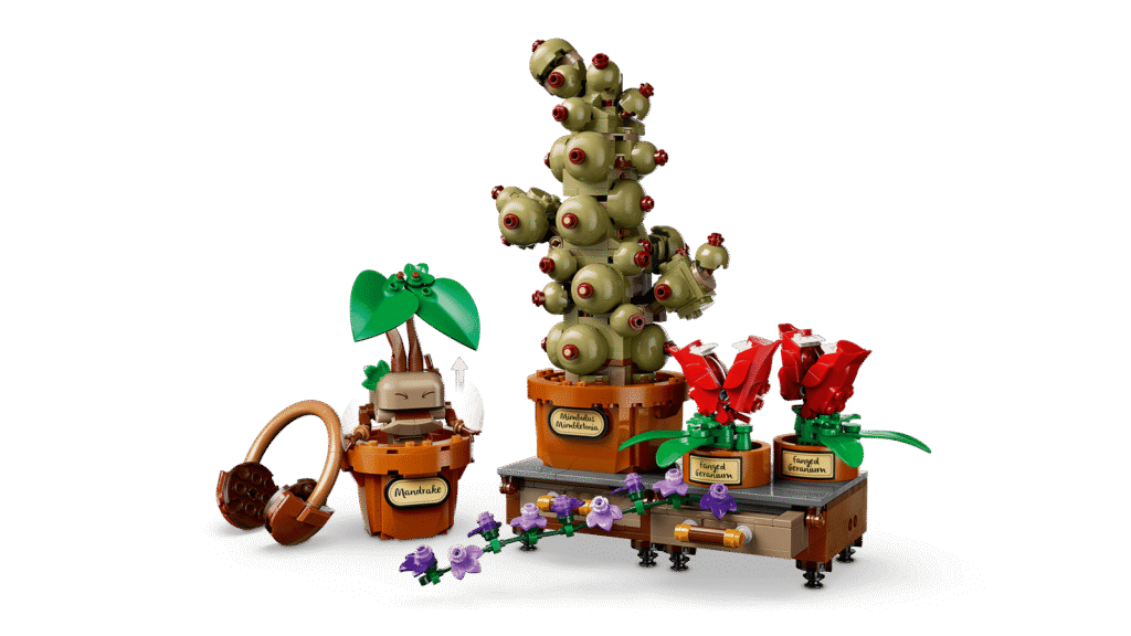 LEGO Harry Potter 76474 Rokfort: Rastliny z herbológie