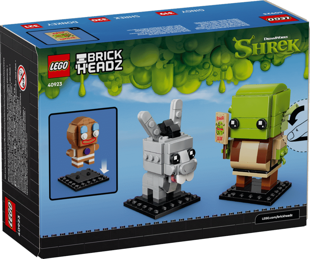 LEGO 40923 Figúrky: Shrek, Oslík a Perníček