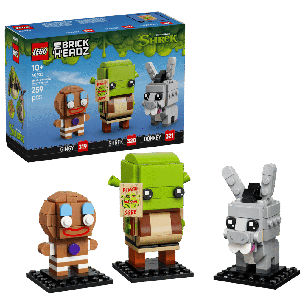 LEGO 40923 Figúrky: Shrek, Oslík a Perníček