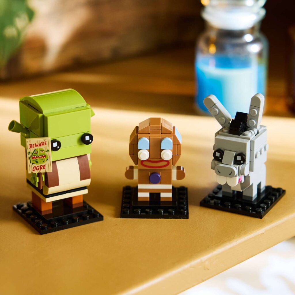 LEGO 40923 Figúrky: Shrek, Oslík a Perníček