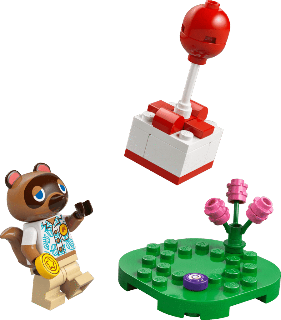 LEGO Animal Crossing 30731 Tom Nook a lietajúci darček