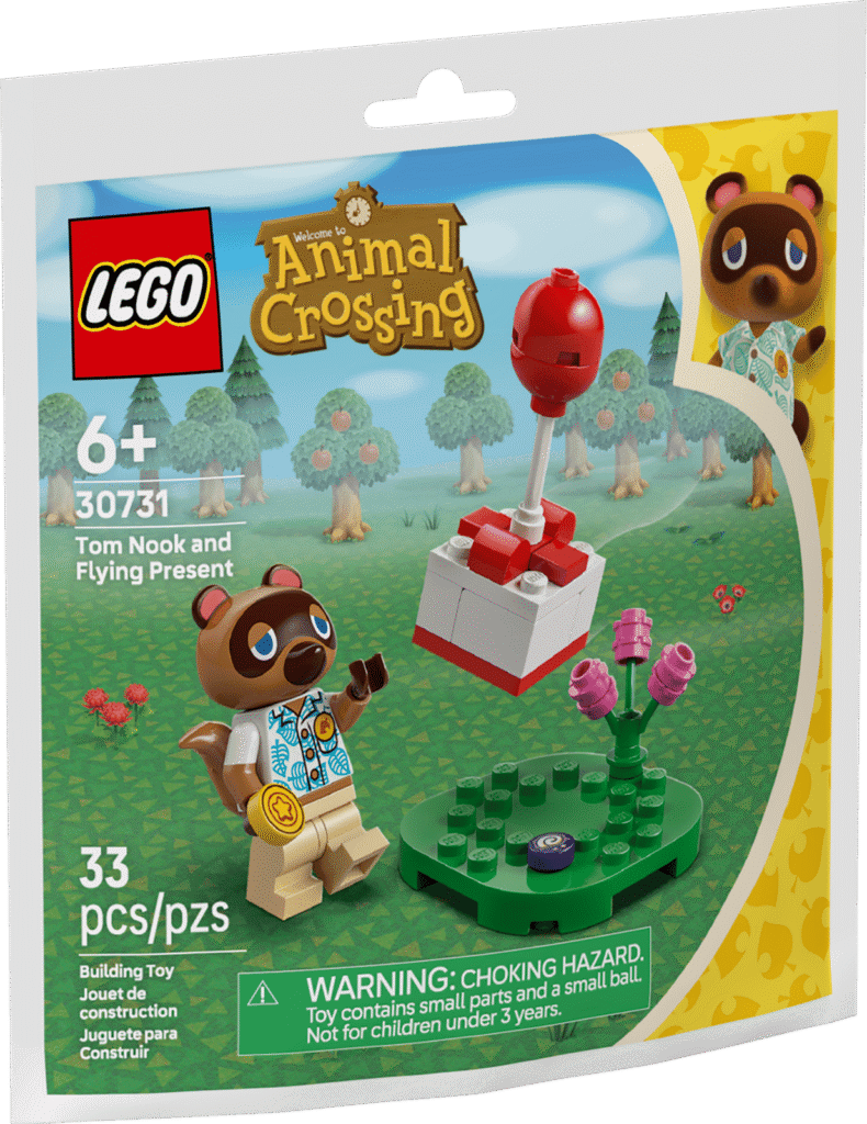 LEGO Animal Crossing 30731 Tom Nook a lietajúci darček