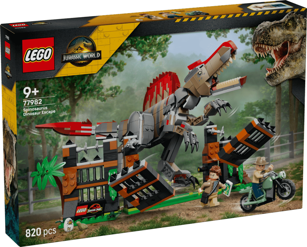LEGO Jurský Svet 77982 Útek dinosaura spinosaura