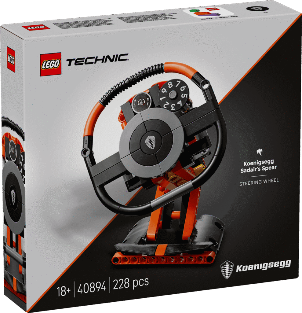 LEGO Technic 40894 Volant auta Koenigsegg Sadair's Spear
