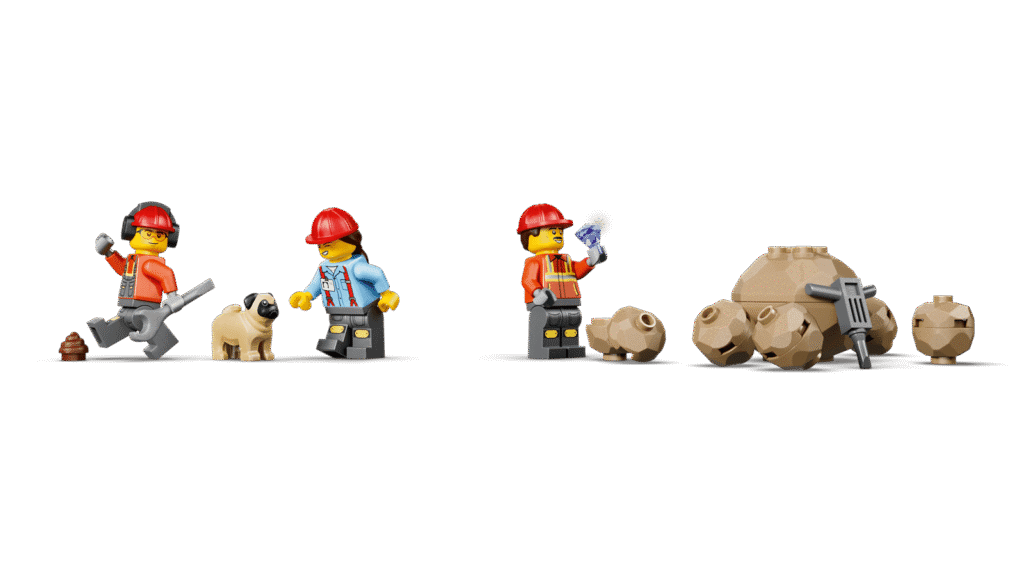 LEGO City 60494 Vyklápací nákladiak a čelný nakladač