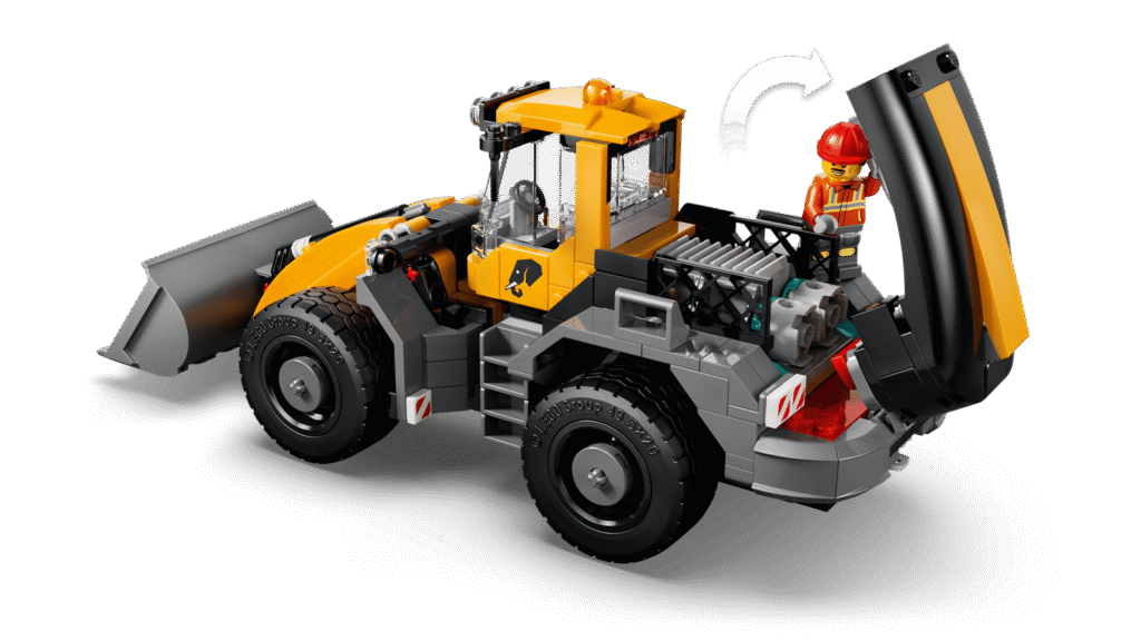 LEGO City 60494 Vyklápací nákladiak a čelný nakladač
