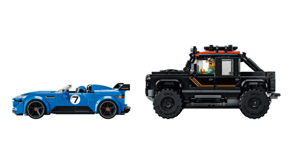 LEGO Speed Champions 77264 Jaguar Project 7 a Land Rover Defender