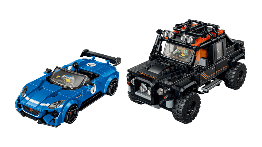 LEGO Speed Champions 77264 Jaguar Project 7 a Land Rover Defender