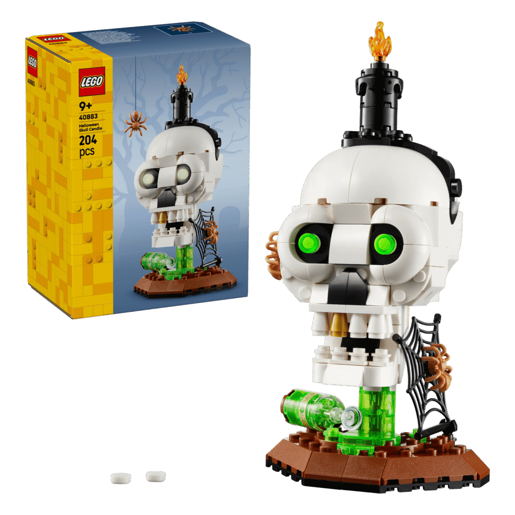 LEGO® 40883 Halloweenska lebka so sviečkou
