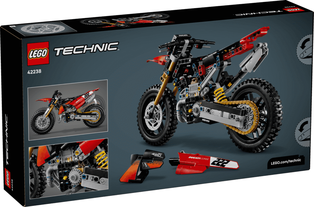 LEGO Technic 42238 Motorka Ducati Desmo450 MX Factory