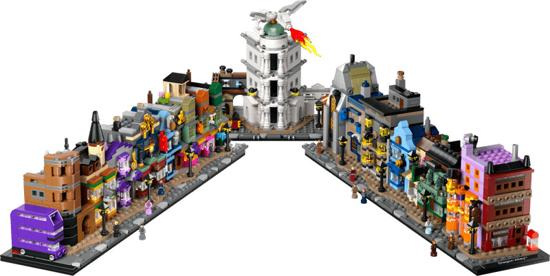 LEGO Harry Potter 76444 Čarodejnícke obchody v Šikmej uličke
