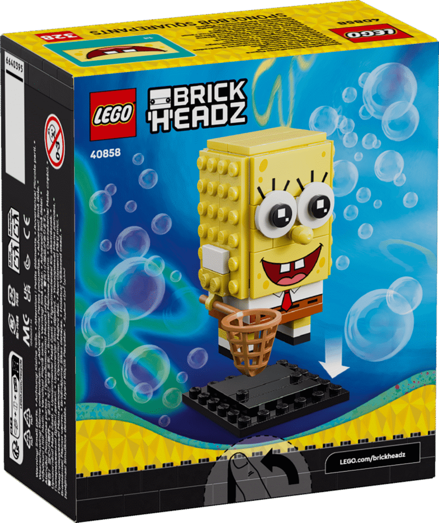LEGO BrickHeadz 40858 Figúrka: SpongeBob v nohaviciach