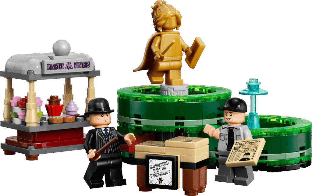 LEGO Harry Potter 40901 Stánky na ministerstve s maškrtami a Denným Prorokom