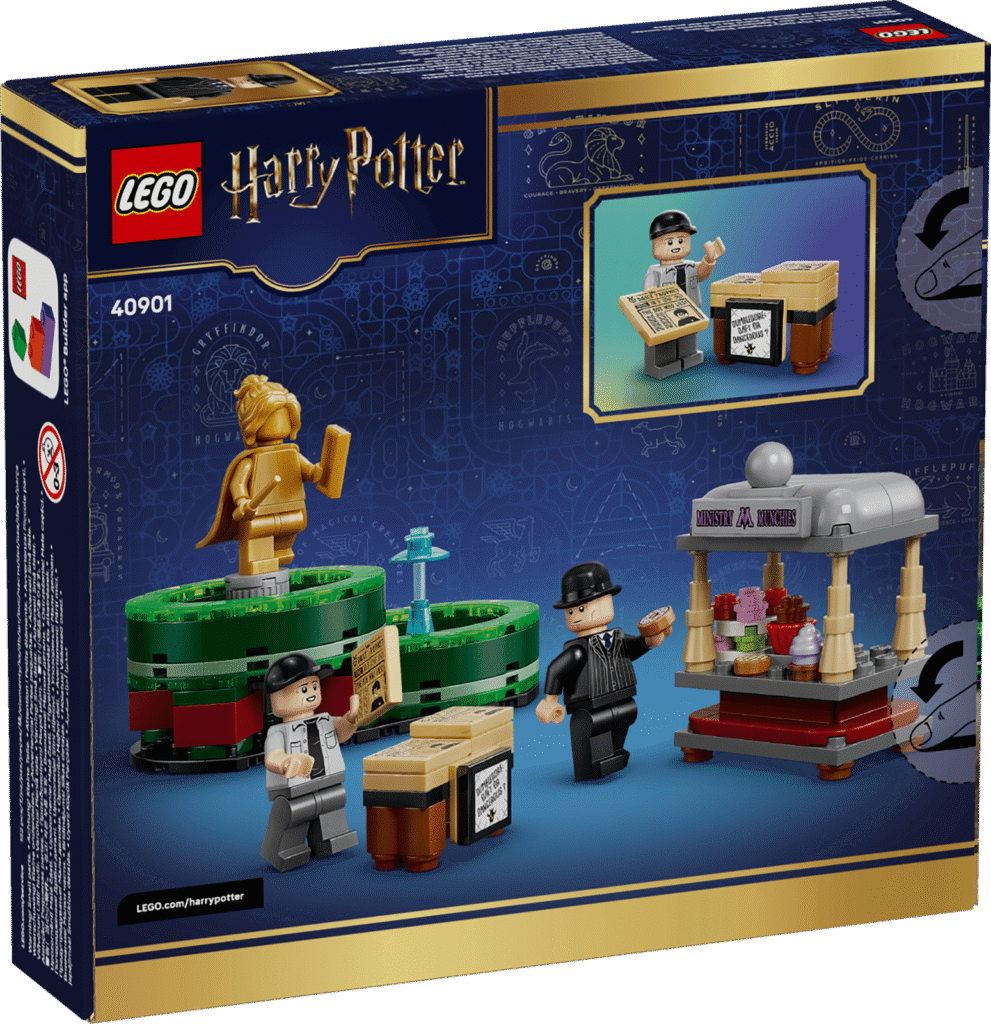 LEGO Harry Potter 40901 Stánky na ministerstve s maškrtami a Denným Prorokom