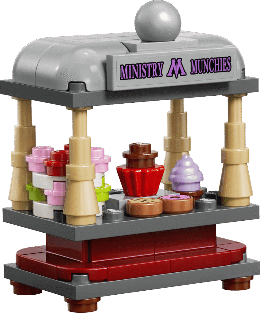 LEGO Harry Potter 40901 Stánky na ministerstve s maškrtami a Denným Prorokom