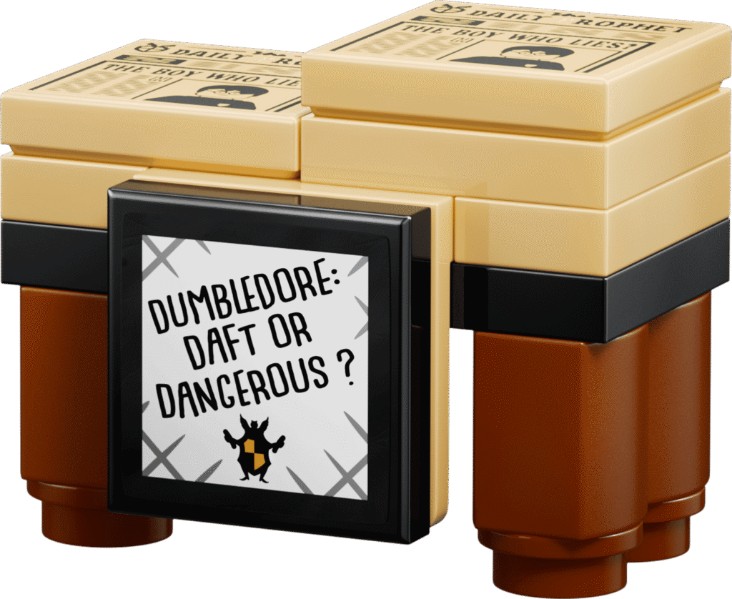 LEGO Harry Potter 40901 Stánky na ministerstve s maškrtami a Denným Prorokom