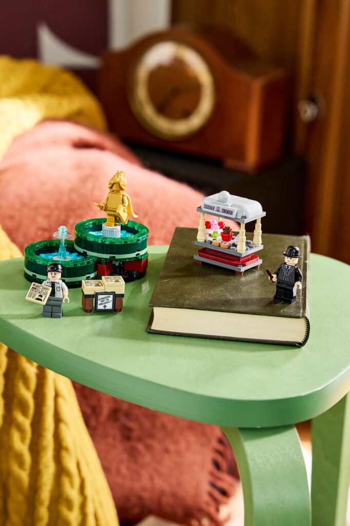LEGO Harry Potter 40901 Stánky na ministerstve s maškrtami a Denným Prorokom