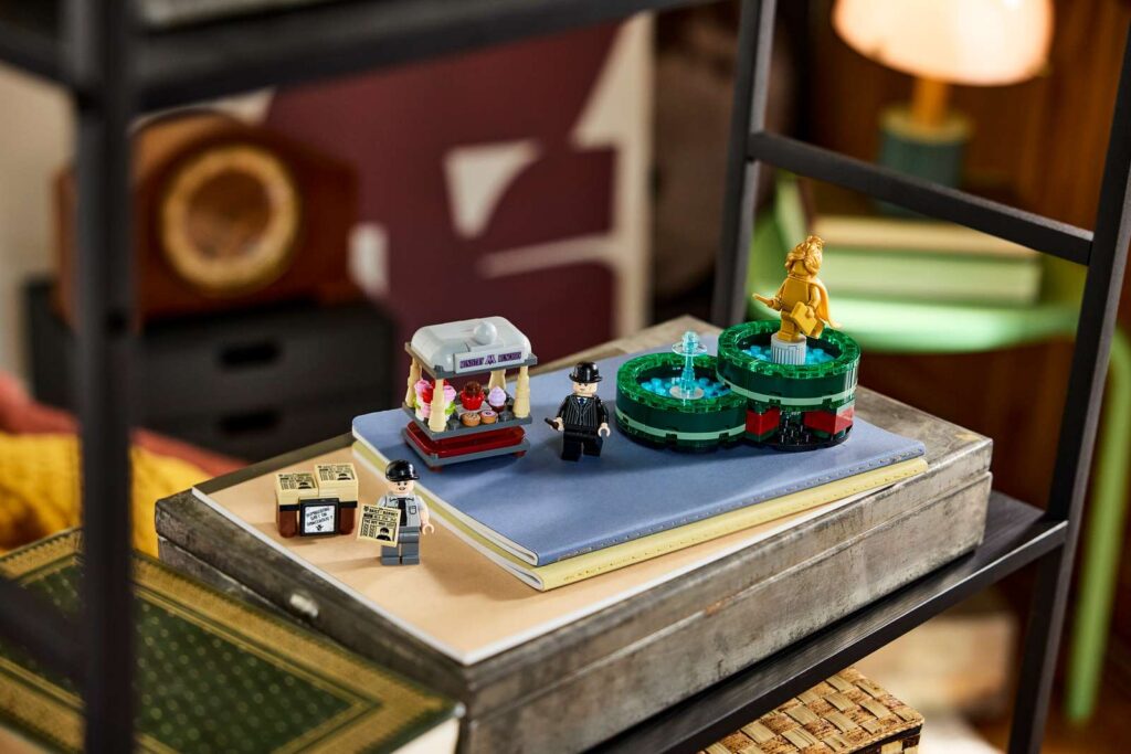 LEGO Harry Potter 40901 Stánky na ministerstve s maškrtami a Denným Prorokom