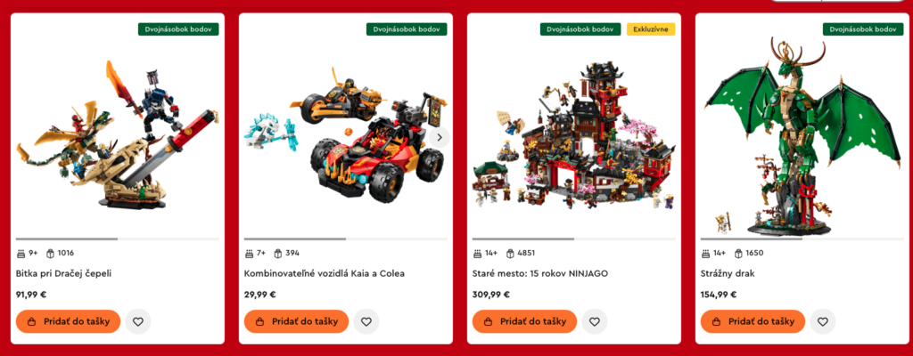 Dvojnásobok LEGO Insiders bodov