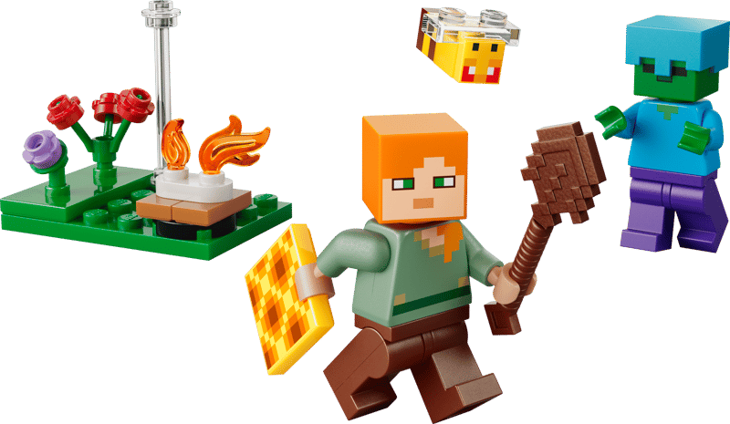 LEGO Minecraft 30732 Alex a konflikt pri táboráku