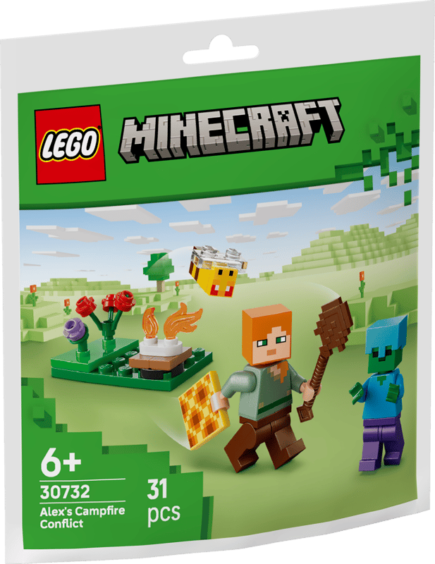 LEGO® Minecraft 30732 Alex a konflikt pri táboráku