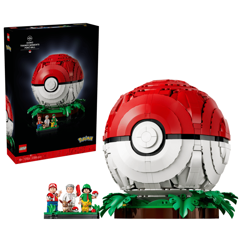 LEGO Pokémon 72154 Poké Ball s ikonickými momentmi Trénerov