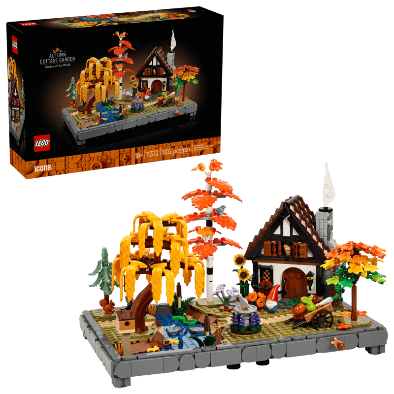 LEGO® Icons 11372 Chata a jesenná záhrada
