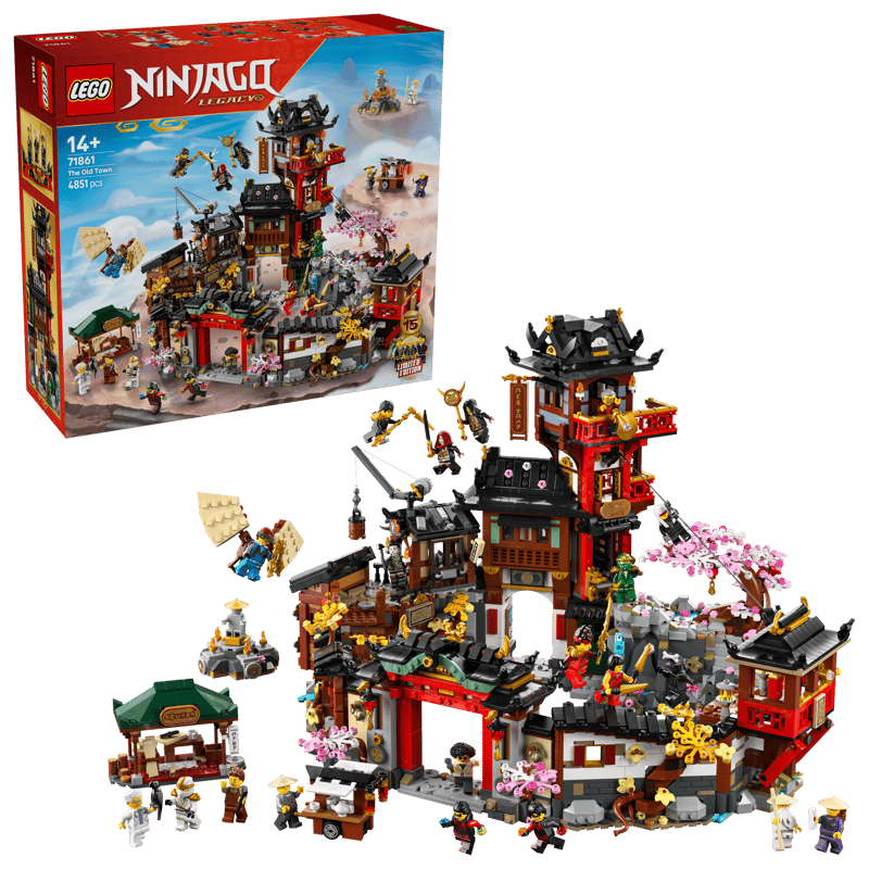 LEGO® NINJAGO 71861 Staré mesto: 15 rokov NINJAGO