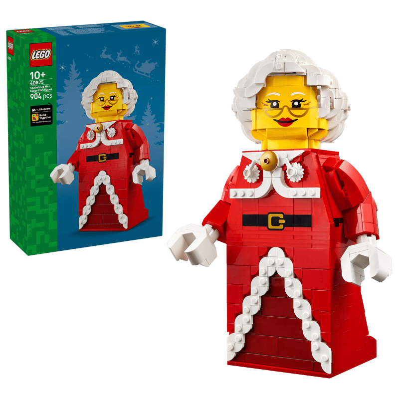 LEGO 40875 Zväčšená minifigúrka pani Clausovej