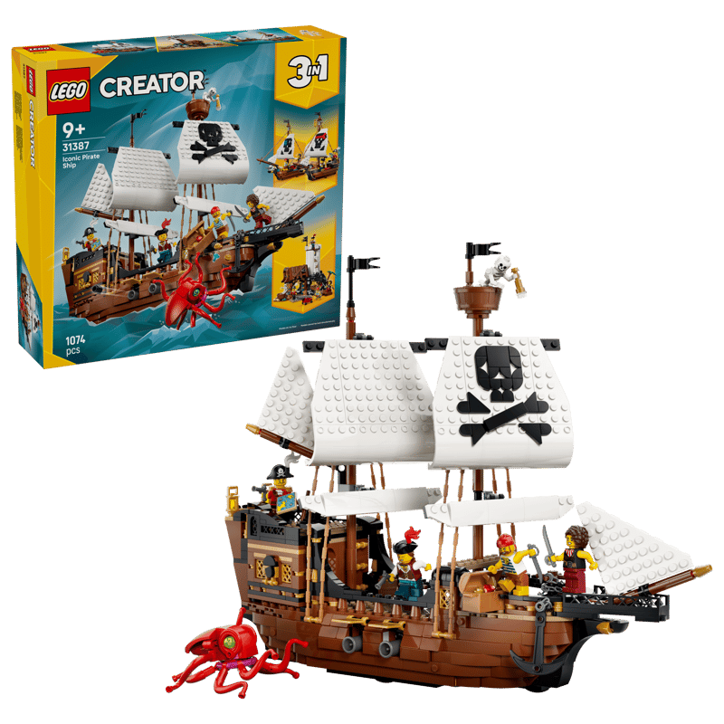 LEGO® Creator 3v1 31387 Ikonická pirátska loď