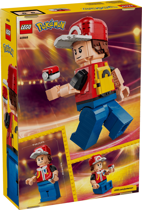 LEGO Pokémon 40868 Zväčšená minifigúrka Reda