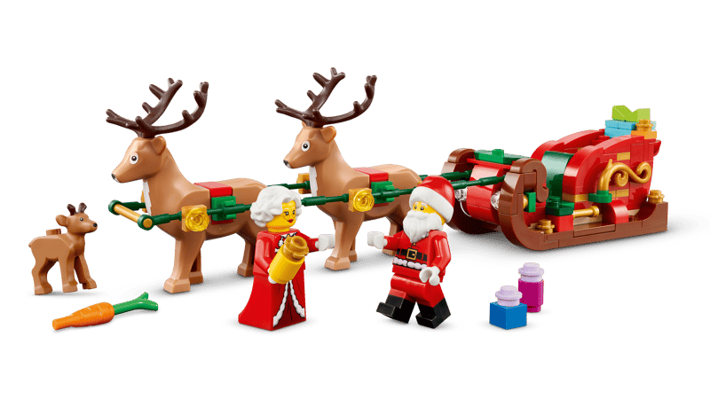 LEGO® 40866 Sviatočné dobrodružstvo na saniach so Santom