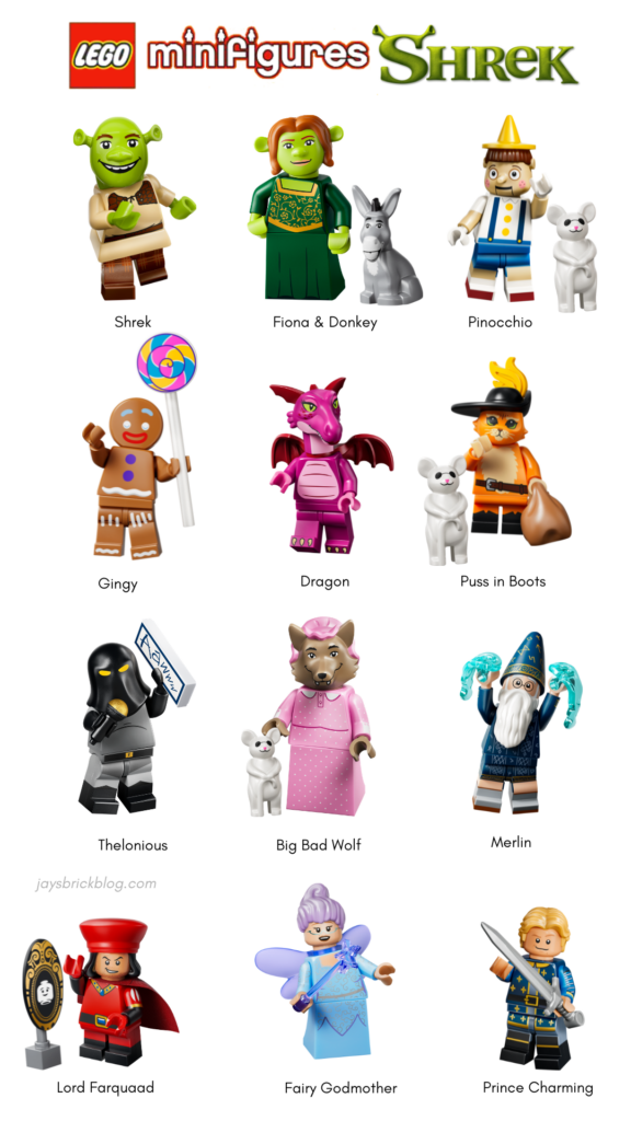LEGO® Zberateľské minifigúrky 71053 Séria Shrek