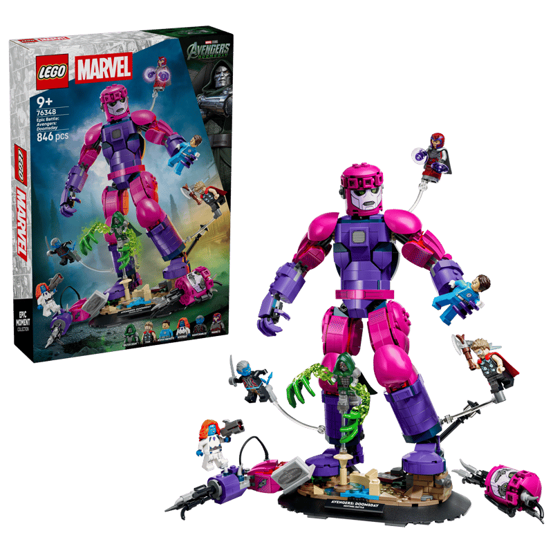 LEGO Marvel 76348 Epický súboj: Avengers: Doomsday