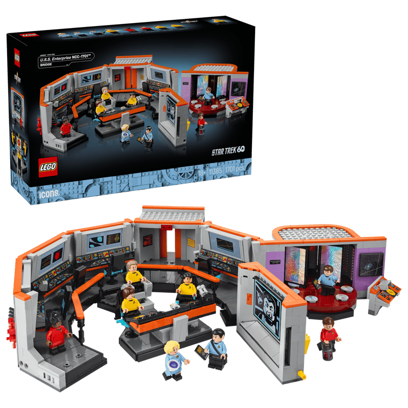 LEGO® Icons 11385 Kapitánsky mostík Star Trek: U.S.S. Enterprise NCC-1701