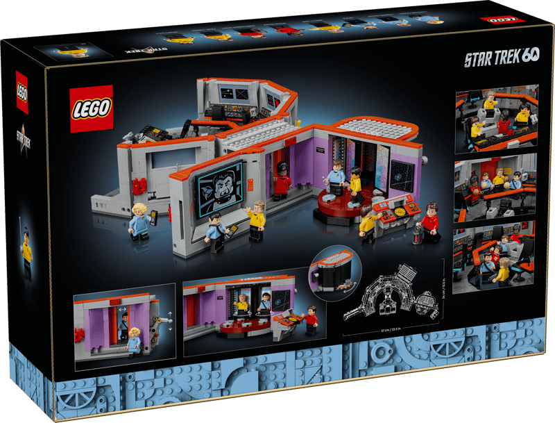 LEGO® Icons 11385 Kapitánsky mostík Star Trek: U.S.S. Enterprise NCC-1701