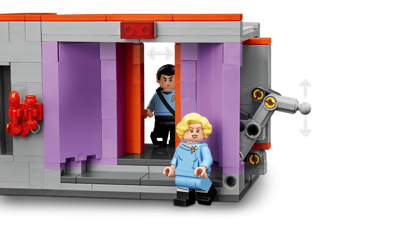 LEGO® Icons 11385 Kapitánsky mostík Star Trek: U.S.S. Enterprise NCC-1701