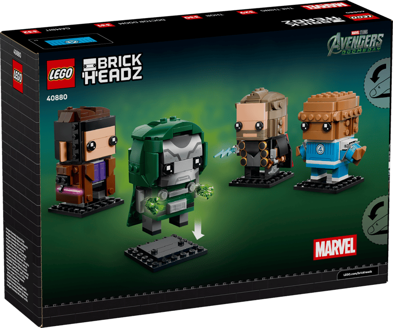 LEGO BrickHeadz 40880 Avengers: Doomsday: Hrdinovia a zloduch
