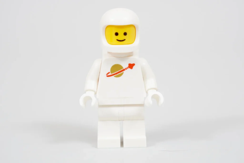 Biely astronaut
