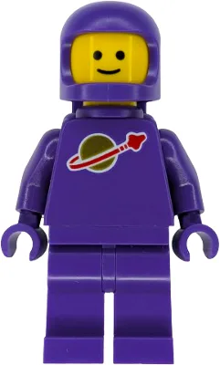 Fialový astronaut