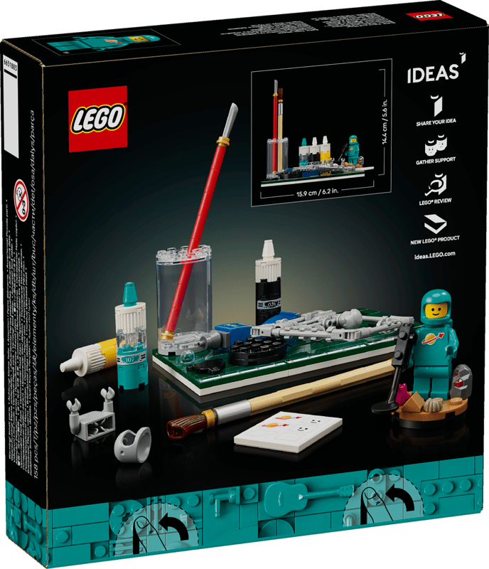 LEGO Ideas 40889 Stavajte, maľujte a hrajte sa!