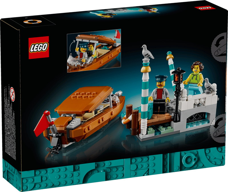 LEGO® Icons 40898 Benátsky vodný taxík