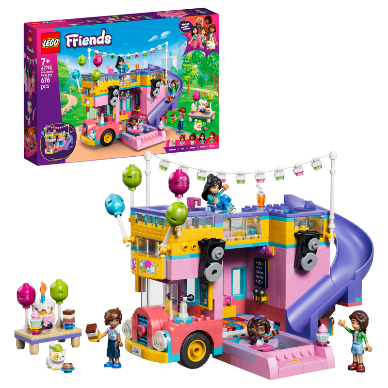 LEGO Friends 42718 Oslava v autobuse priateľstva
